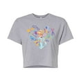 thumbnail image 1 of Disney Princess - Heart Cinderella - Junior's Cropped T-Shirt, 1 of 4