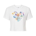 thumbnail image 1 of Disney Princess - Heart Cinderella - Junior's Cropped T-Shirt, 1 of 4