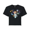 thumbnail image 1 of Disney Princess - Heart Cinderella - Junior's Cropped T-Shirt, 1 of 4
