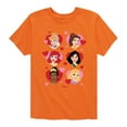 thumbnail image 1 of Disney - Princess Heart Grid - Toddler And Youth Short Sleeve Graphic T-Shirt, 1 of 4