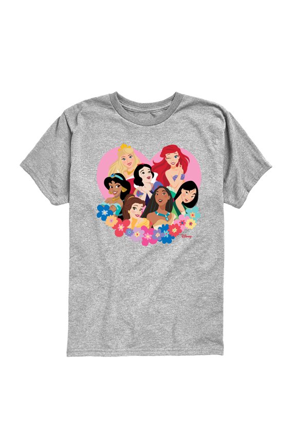 - Princess Heart Group - Youth Boys Short Sleeve Graphic T-Shirt