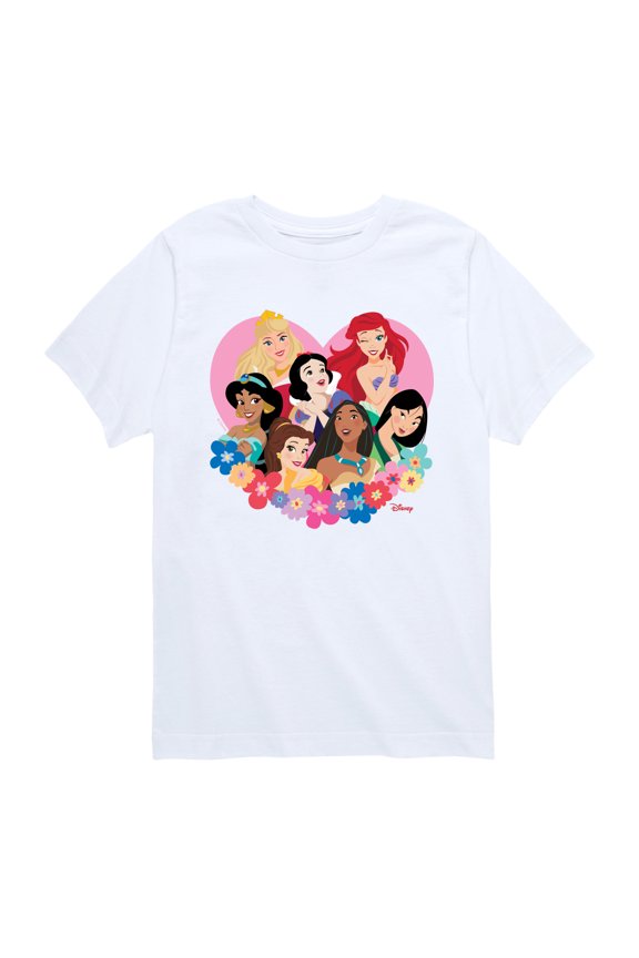 - Princess Heart Group - Youth Boys Short Sleeve Graphic T-Shirt