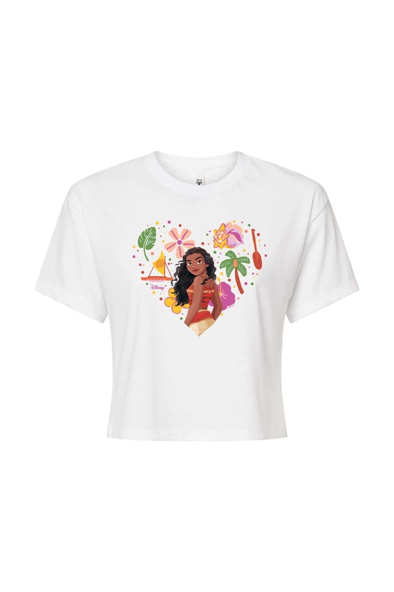 - Heart Moana - Junior's Cropped T-Shirt