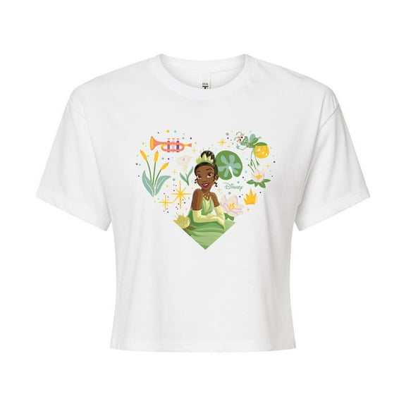 Disney Princess - Heart Tiana - Junior's Cropped T-Shirt