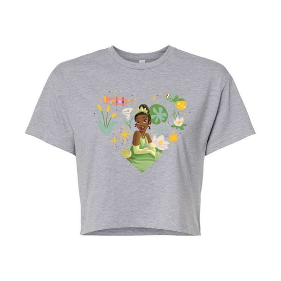 Disney Princess - Heart Tiana - Junior's Cropped T-Shirt