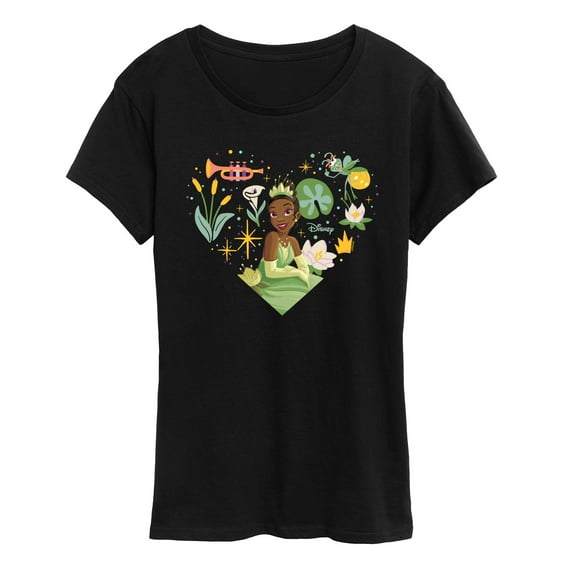 Disney Princess - Heart Tiana  - Women's Short Sleeve Graphic T-Shirt