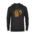 thumbnail image 1 of Disney Princess Holiday Christmas Gingerbread Cinderella - Pullover Hoodie for Adults - Customized-Black, 1 of 5