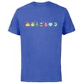 thumbnail image 1 of Disney Princess Holiday Enchanted Christmas Ornaments - Short Sleeve Cotton T-Shirt for Adults - Customized-Royal Heather, 1 of 5