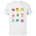 thumbnail image 1 of Disney Princess Holiday Enchanting Christmas Ornaments - Short Sleeve Cotton T-Shirt for Adults - Customized-White, 1 of 5