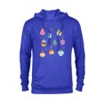 thumbnail image 1 of Disney Princess Holiday Festive Christmas Ornaments - Pullover Hoodie for Adults - Customized-Royal, 1 of 5
