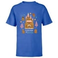 thumbnail image 1 of Disney Princess Holiday Gingerbread Castle Season for Sweets - Short Sleeve T-Shirt for Kids - Customized-Royal, 1 of 5