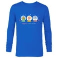 thumbnail image 1 of Disney Princess Holiday Magic of Winter Wishes Snow Globes - Long Sleeve T-Shirt for Men - Customized-Navy, 1 of 5