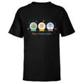 thumbnail image 1 of Disney Princess Holiday Magic of Winter Wishes Snow Globes - Short Sleeve T-Shirt for Kids - Customized-Black, 1 of 5