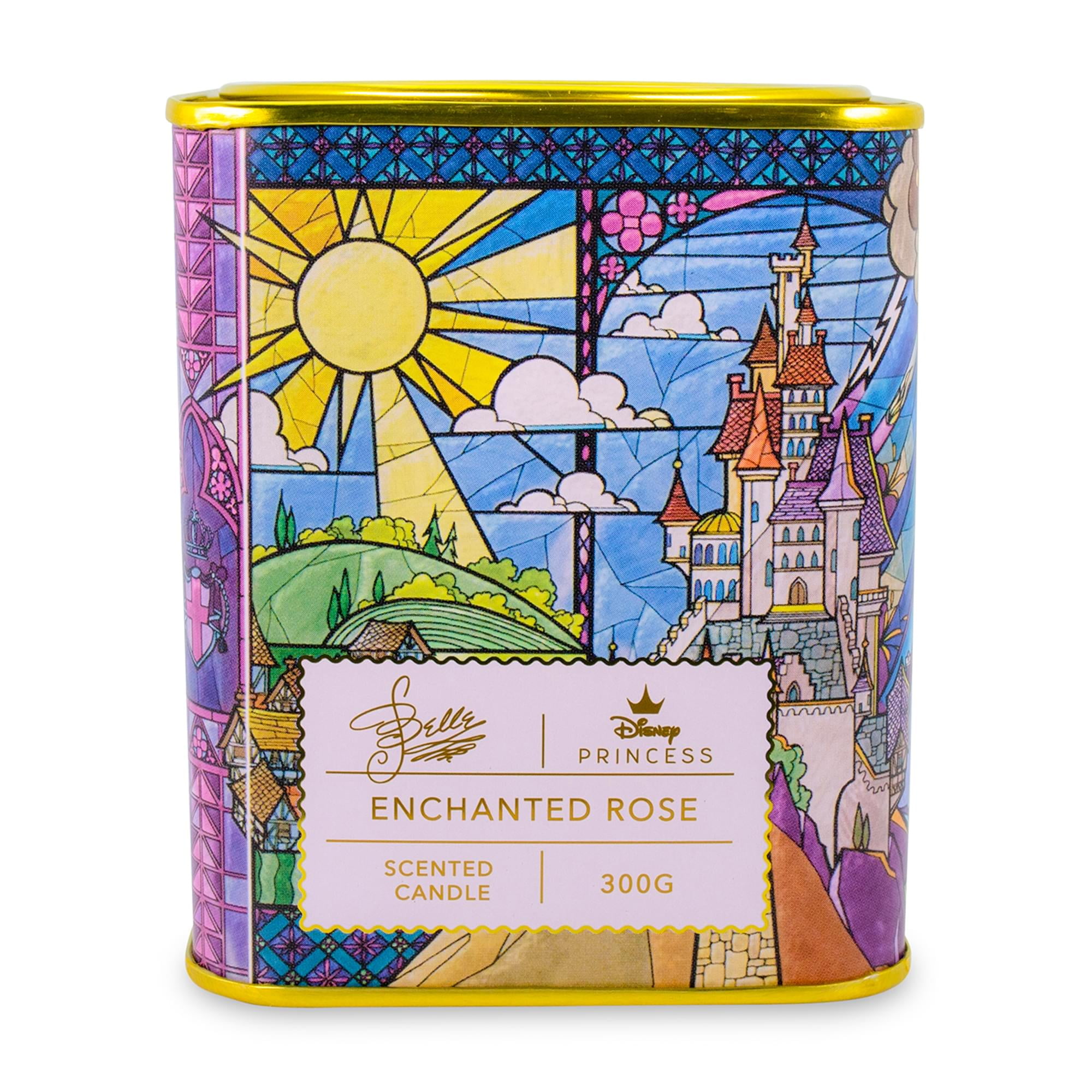 Disney Princess Belle Enchanted Rose Scented Soy Tealight Candle