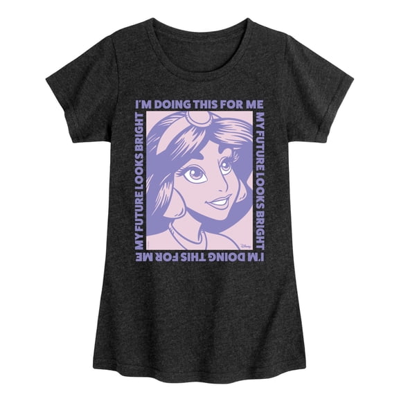 Disney Princess - I'm Doing This For Me - Toddler & Youth Girls Short Sleeve Graphic T-Shirt