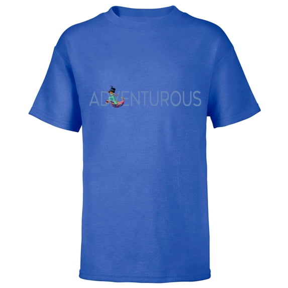 Disney Princess Jasmine Adventurous - Short Sleeve T-Shirt for Kids - Customized-Royal