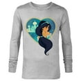 thumbnail image 1 of Disney Princess Jasmine Agrabah Heart - Long Sleeve T-Shirt for Men - Customized-Athletic Heather, 1 of 5