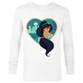 thumbnail image 1 of Disney Princess Jasmine Agrabah Heart - Long Sleeve T-Shirt for Men - Customized-White, 1 of 5