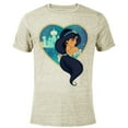thumbnail image 1 of Disney Princess Jasmine Agrabah Heart - Short Sleeve Blended T-Shirt for Adults - Customized-Yellow, 1 of 5