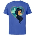 thumbnail image 1 of Disney Princess Jasmine Agrabah Heart - Short Sleeve Cotton T-Shirt for Adults - Customized-Royal Heather, 1 of 5