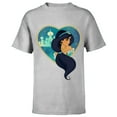 thumbnail image 1 of Disney Princess Jasmine Agrabah Heart - Short Sleeve T-Shirt for Kids - Customized-Athletic Heather, 1 of 5