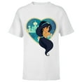 thumbnail image 1 of Disney Princess Jasmine Agrabah Heart - Short Sleeve T-Shirt for Kids - Customized-White, 1 of 5