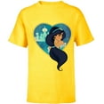 thumbnail image 1 of Disney Princess Jasmine Agrabah Heart - Short Sleeve T-Shirt for Kids - Customized-Yellow, 1 of 5