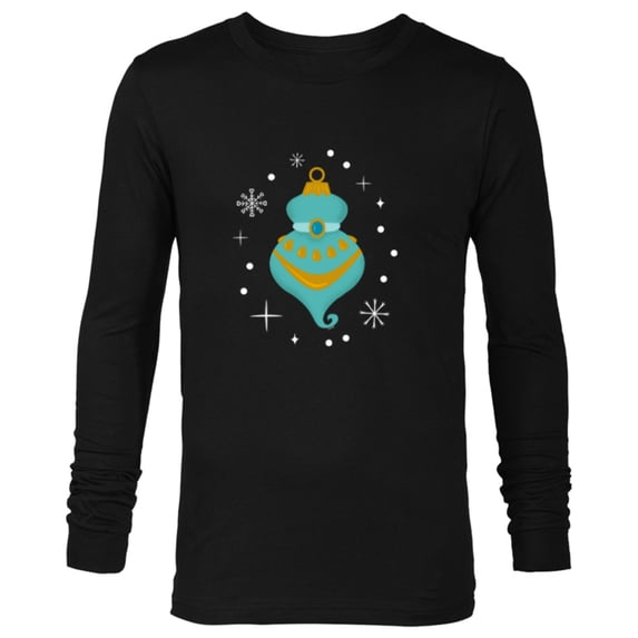 Disney Princess Jasmine Aladdin Holiday Christmas Ornament - Long Sleeve T-Shirt for Men - Customized-Black