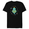 thumbnail image 1 of Disney Princess Jasmine Aladdin Holiday Christmas Ornament - Short Sleeve Blended T-Shirt for Adults - Customized-Black, 1 of 5