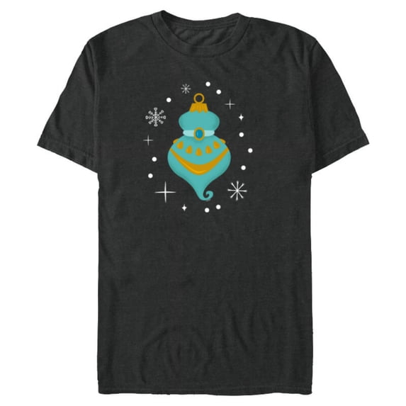 Disney Princess Jasmine Aladdin Holiday Christmas Ornament - Short Sleeve Blended T-Shirt for Adults - Customized-Dark Heather