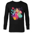 thumbnail image 1 of Disney Princess Jasmine Aurora and Tiana Strong at Heart - Long Sleeve T-Shirt for Men - Customized-Black, 1 of 5
