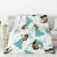 Disney Princess Jasmine Blanket for Couch - Super Soft Cozy Blanket for ...