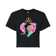 thumbnail image 1 of Disney Princess - Jasmine Heart - Junior's Cropped Tee, 1 of 5