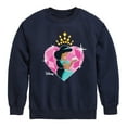 thumbnail image 1 of Disney - Jasmine Heart - Toddler And Youth Crewneck Fleece Sweatshirt, 1 of 5