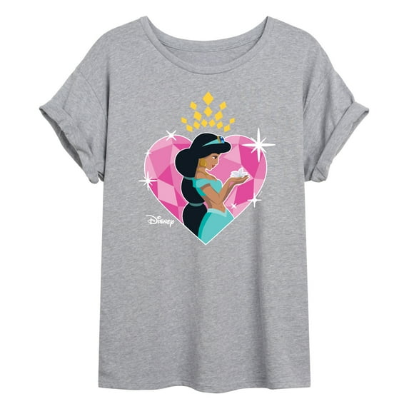 Disney Princess - Jasmine Heart - Women's Oversized Tee