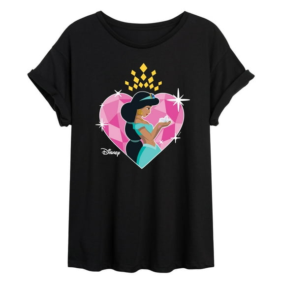 Disney Princess - Jasmine Heart - Women's Oversized Tee