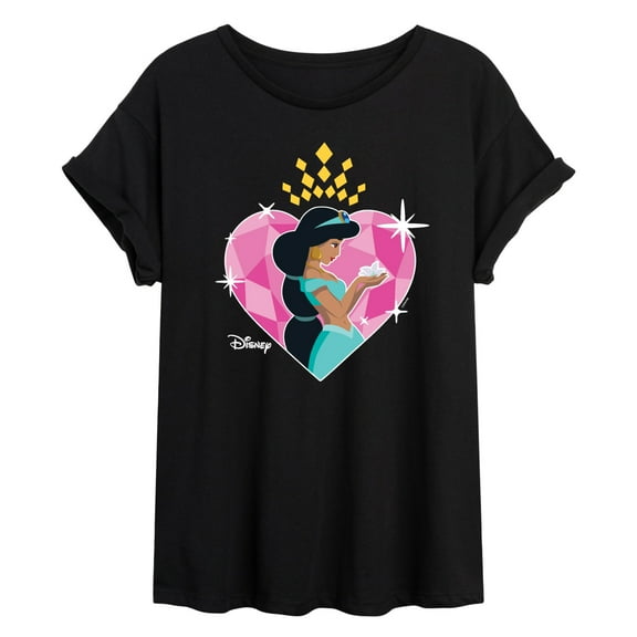 Disney Princess - Jasmine Heart - Women's Oversized Tee