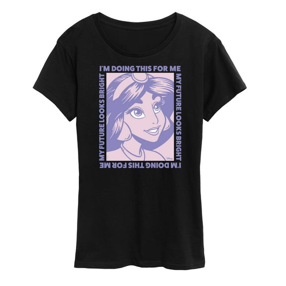 Disney Princess - Jasmine I'm Doing This For Me - Women's Short Sleeve Graphic T-Shirt
