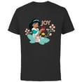 thumbnail image 1 of Disney Princess Jasmine Joy Holiday Standard - Short Sleeve Cotton T-Shirt for Adults - Customized-Black, 1 of 5