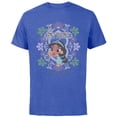 thumbnail image 1 of Disney Princess Jasmine Kawaii Chibi - Short Sleeve Cotton T-Shirt for Adults - Customized-Royal Heather, 1 of 5