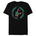 thumbnail image 1 of Disney Princess Jasmine Modern Art Deco Style - Short Sleeve Blended T-Shirt for Adults - Customized-Black, 1 of 5