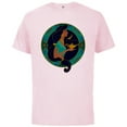 thumbnail image 1 of Disney Princess Jasmine Modern Art Deco Style - Short Sleeve Cotton T-Shirt for Adults - Customized-Soft Pink, 1 of 5