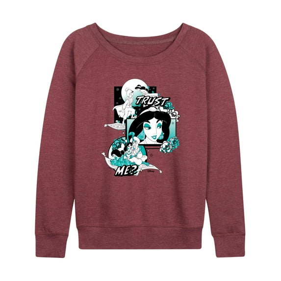 Disney Princess - Jasmine Pop - Women's Lightweight French Terry Long Sleeve Shirt