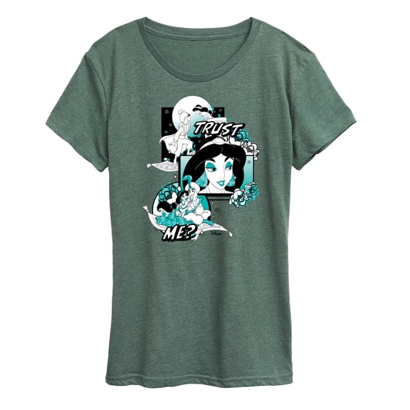 Disney Princess - Jasmine Pop - Women's Short Sleeve Graphic T-Shirt