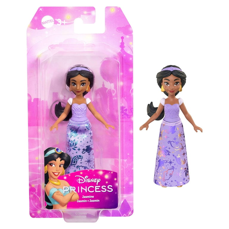 Disney Princess Jasmine Posable Small Doll in Shiny Outfit with Removable  Skirt, Inspired by Movie - Walmart.com