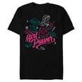 thumbnail image 1 of Disney Princess Jasmine Rapunzel Ariel Girl Power - Short Sleeve Blended T-Shirt for Adults - Customized-Black, 1 of 5