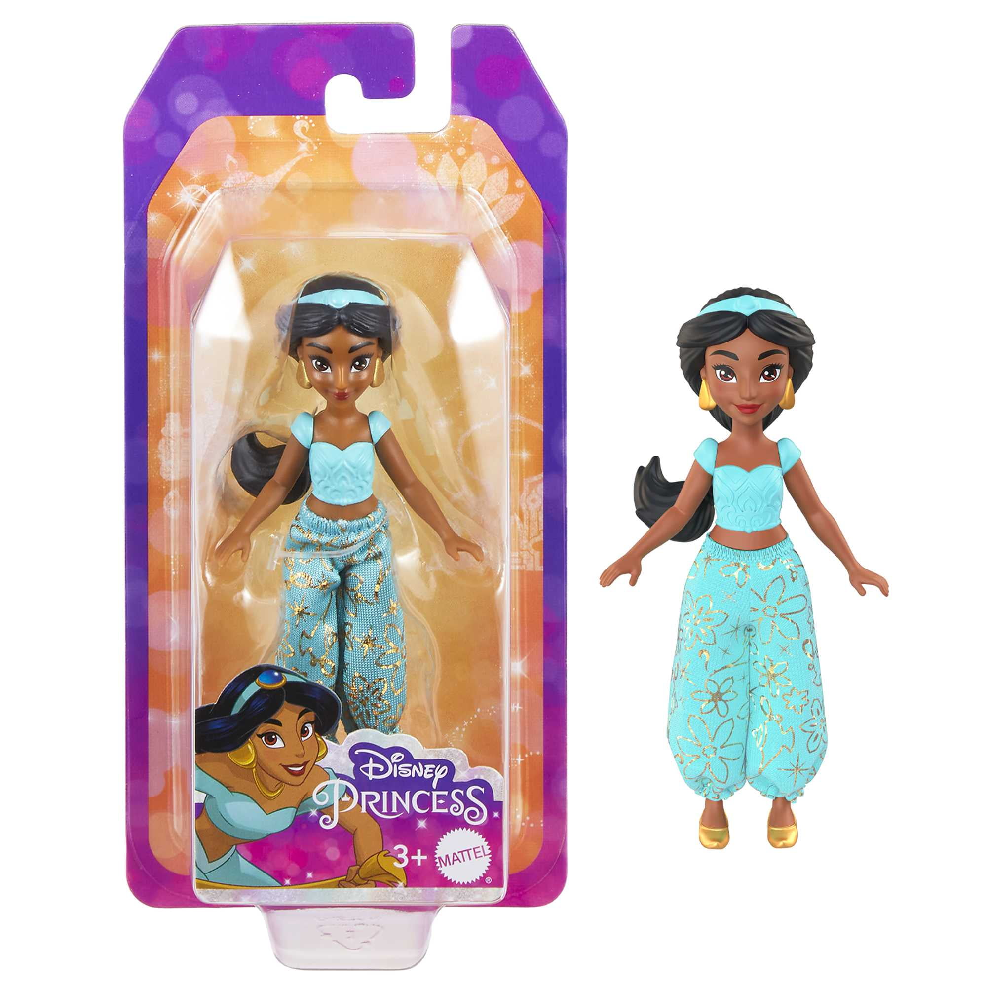 Disney Princess Jasmine Small Doll, Collectible Disney Toy Inspired by