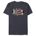 thumbnail image 1 of Disney Princess Jasmine and Moana Bold Holiday Spirit - Short Sleeve Blended T-Shirt for Adults - Customized-Navy Heather, 1 of 5