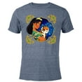 thumbnail image 1 of Disney Princess Jasmine and Rajah Stylized - Short Sleeve Blended T-Shirt for Adults - Customized-Navy Heather, 1 of 5