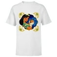 thumbnail image 1 of Disney Princess Jasmine and Rajah Stylized - Short Sleeve T-Shirt for Kids - Customized-White, 1 of 5